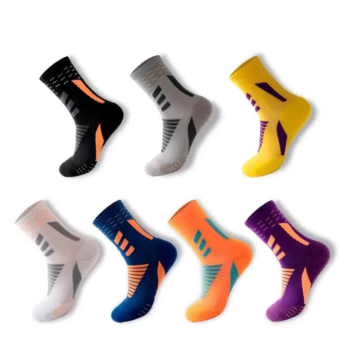 Chaussettes de basket-ball professionnelles pour enfants et hommes, cyclisme en plein air, escalade, course à pied, séchage rapide, respirantes, antidérapantes pour adultes