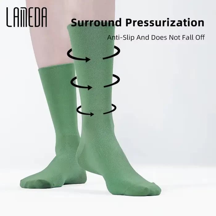 LAMEDA New Men's Cycling Socks Breathable Sports Running