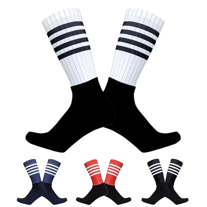 Chaussettes de sport coordonnantes sans couture pour hommes et femmes