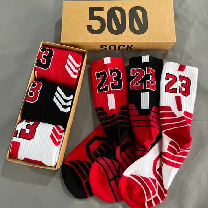 3 paires de coffret cadeau de chaussettes de sport pour jeunes