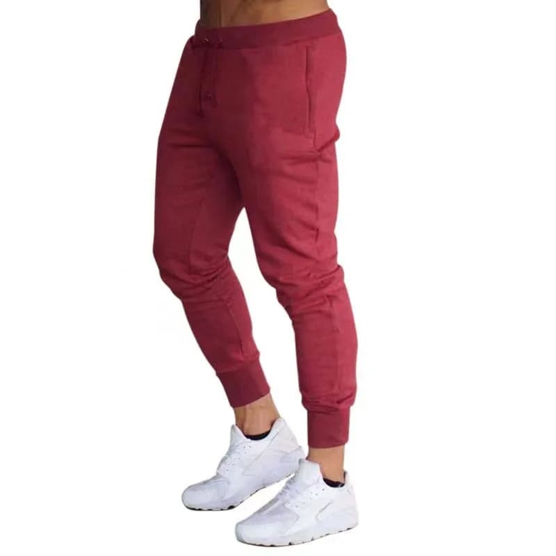 Fitness Muscle gris Jogging pantalon solide pantalons de course hommes Sport crayon pantalon hommes