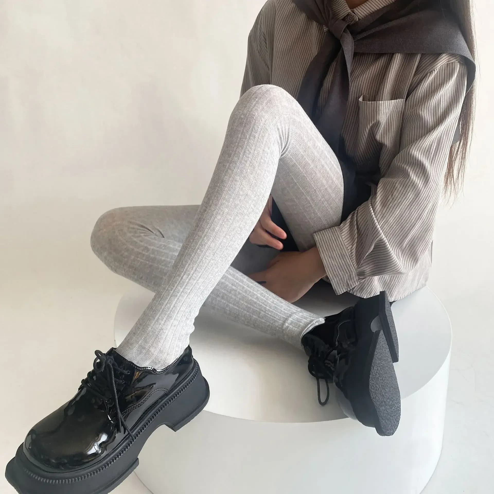 Bas rayés sexy pour femmes, collants, cuisse haute, collants, lingerie, bonneterie, bas de corps, le