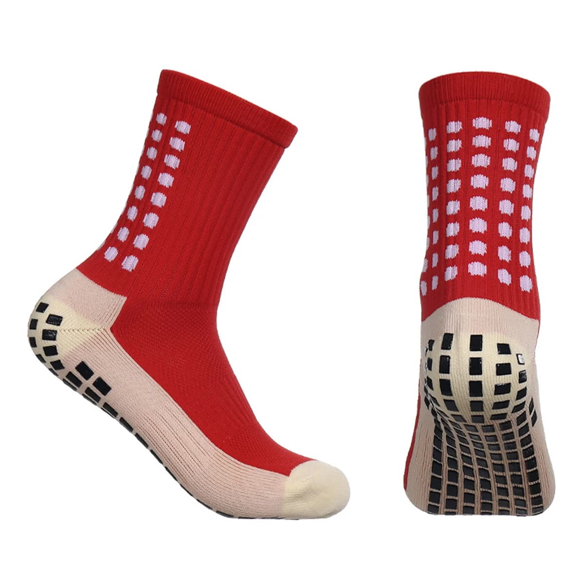 Chaussettes de football pour enfants, hommes et femmes, chaussettes antidérapantes, chaussettes de s