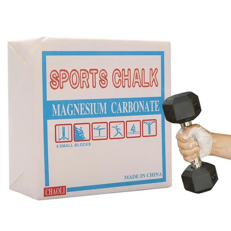 Anti-dérapant haltérophilie poudre de magnésium sport craie bloc escalade gymnastique haltères équipement de gymnastique craie antidérapante