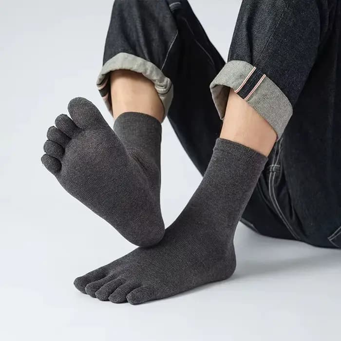 5 paires de chaussettes à orteils pour hommes et femmes
