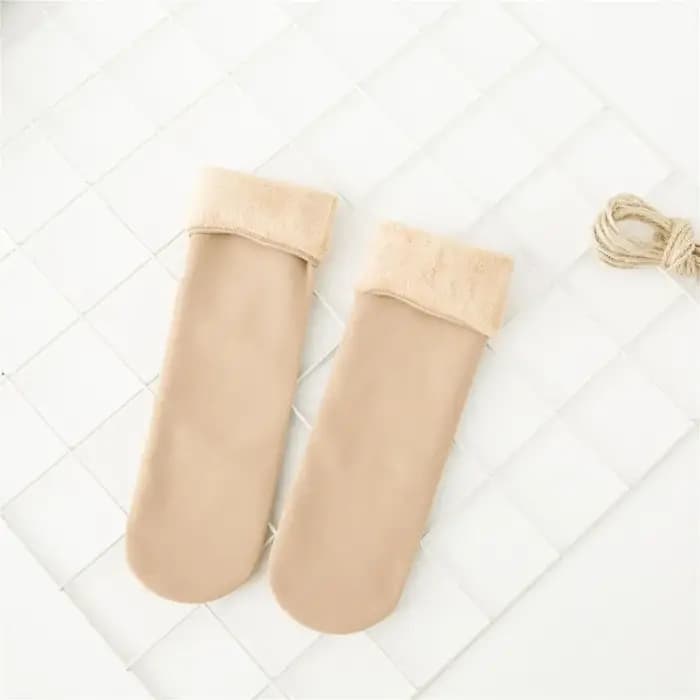 Chaussettes thermiques en laine et cachemire pour femmes