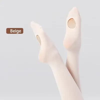 Collants de Ballet doux 60D pour femmes et filles, bas de danse sans couture avec trou
