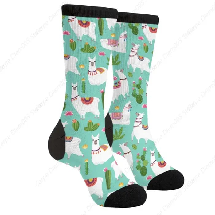 Chaussettes mi-mollet décontractées pour hommes et femmes