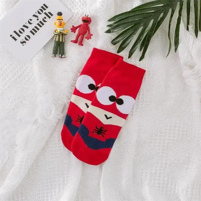 Chaussettes courtes unisexes de dessin animé Ninja pour femmes, chaussettes de rinçage Hip Hop, nouveauté, Harajuku, 34-39