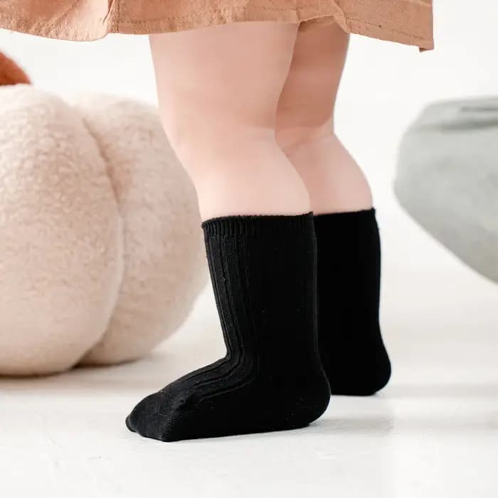 Chaussettes chaudes en tricot pour bébés filles