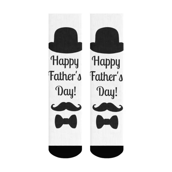 1 paire de chaussettes élégantes à la mode pour cadeau de fête des pères