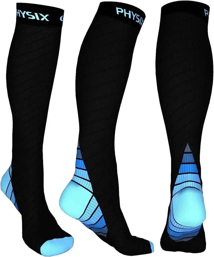 Chaussettes de compression pour la circulation