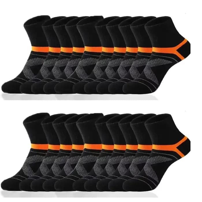 3 paires de chaussettes noires de haute qualité pour hommes