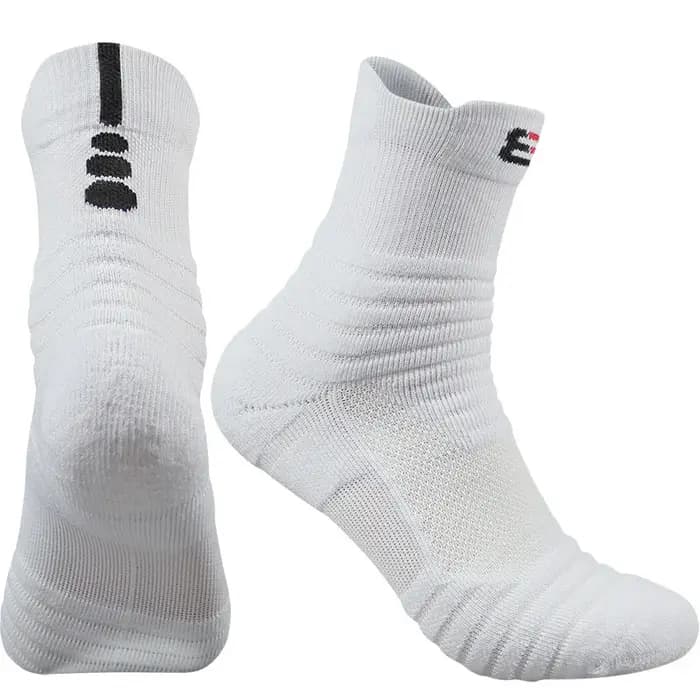 Chaussettes de compression athlétiques pour hommes et garçons, chaussettes de basket-ball en plein air, performance professionnelle, sports d'élite, fitness, course à pied, cyclisme