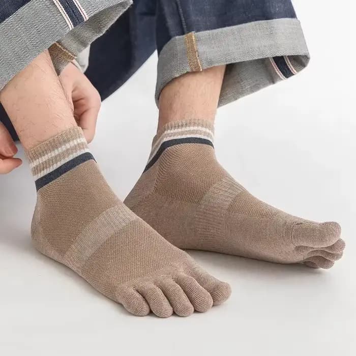 5 paires de chaussettes à cinq doigts pour hommes