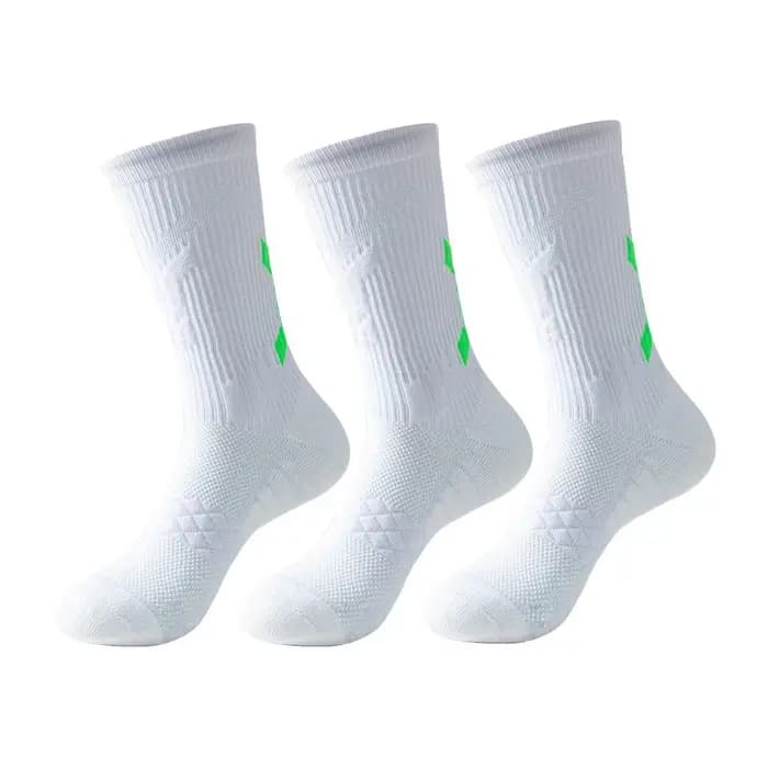 1/3 paires de chaussettes de basket-ball professionnelles pour hommes avec fond de serviette épais chaussettes de sport respirantes chaussettes de badminton longues pour hommes