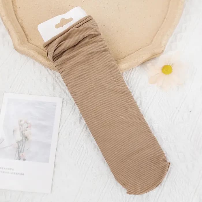 Chaussettes d'Été Fines en Velours Doux et Respirant