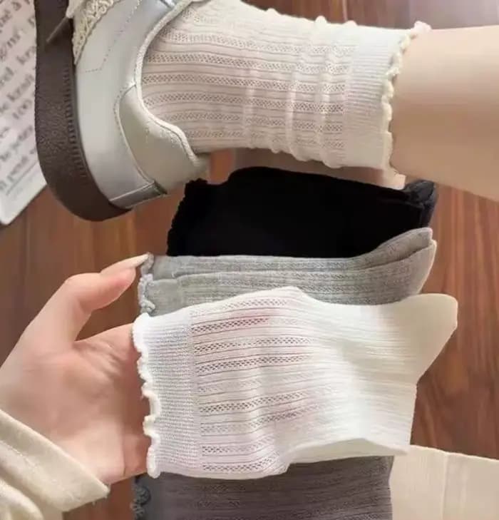 3/5/6 paires de chaussettes en coton doux à motif d'ours de dessin animé, chaussettes d'automne coul