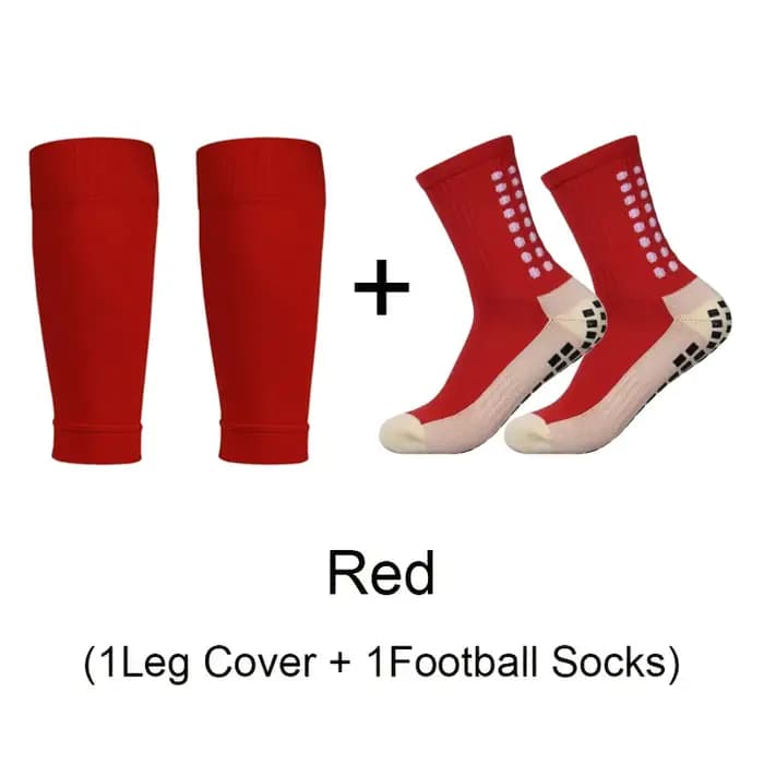 1 ensemble de chaussettes de Football antidérapantes et Anti-friction