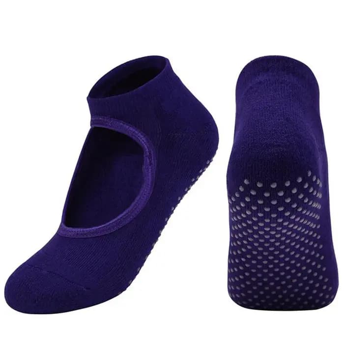 Chaussettes de yoga coordonnantes à cinq doigts pour femmes