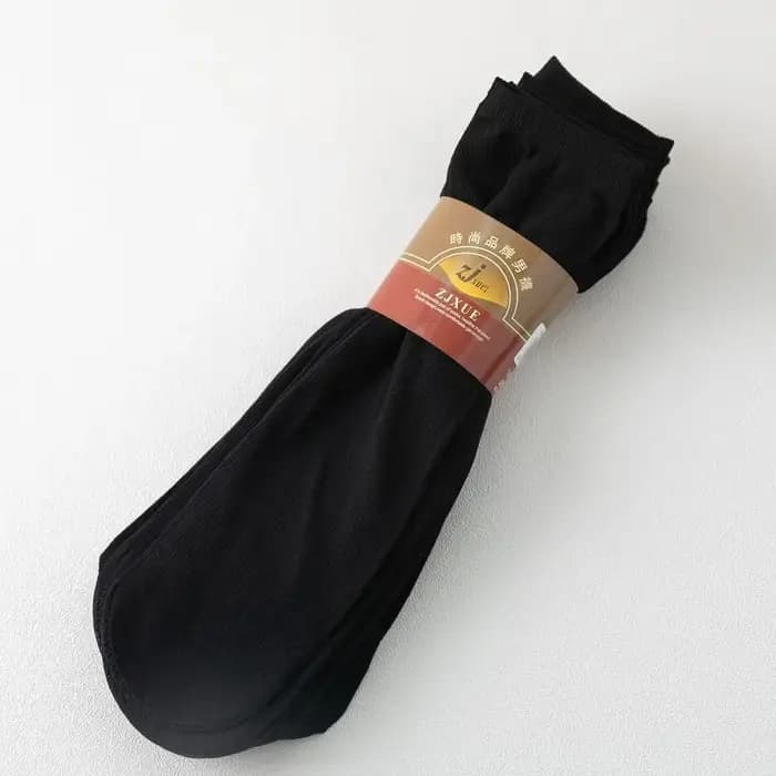 10 paires de chaussettes en soie glacée pour hommes