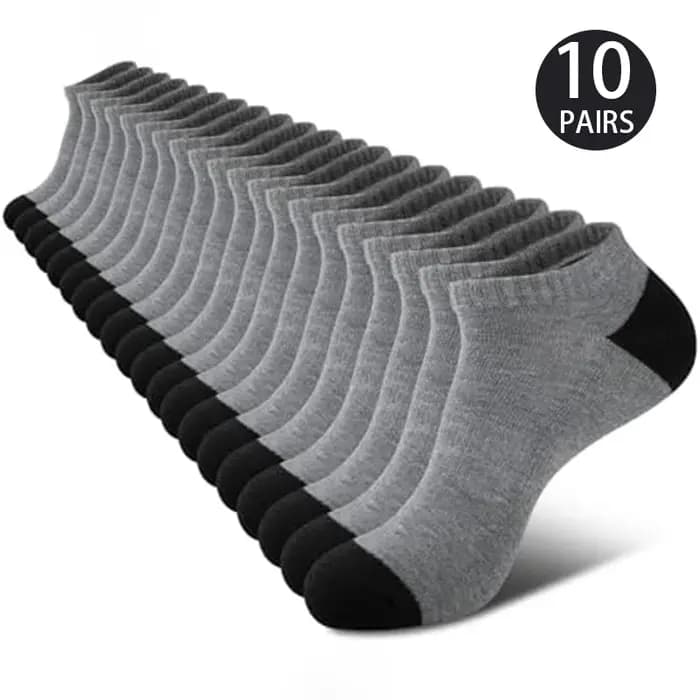 10 paires de chaussettes de course de sport pour hommes de haute qualité pour le printemps et l'été loisirs de plein air et chaussettes courtes respirantes