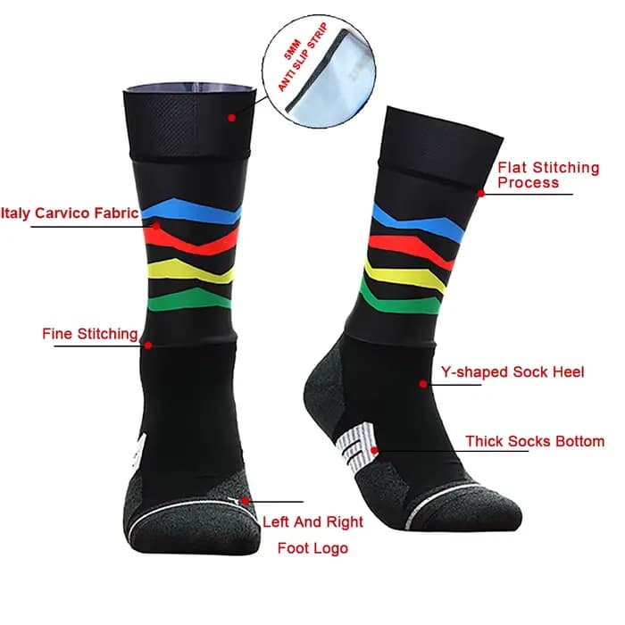 Chaussettes de compression coordonnantes pour homme et femme