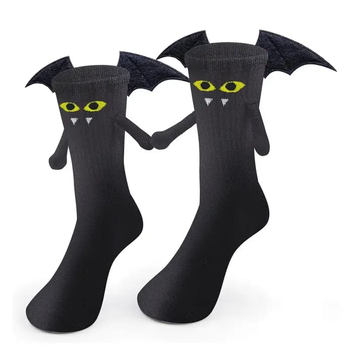 Chaussettes d'halloween magnétiques effrayantes pour femmes