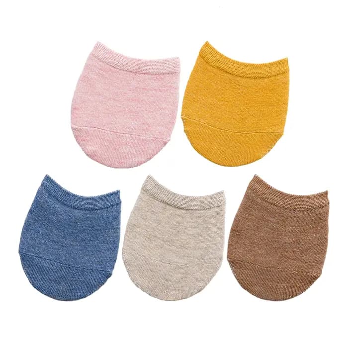 10 pièces = 5 paires avant-pied demi-pied orteil chaussettes femmes été