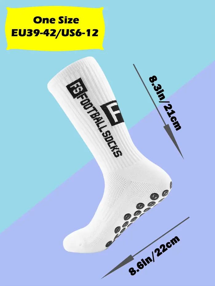 2 paires de chaussettes antidérapantes pour hommes et femmes
