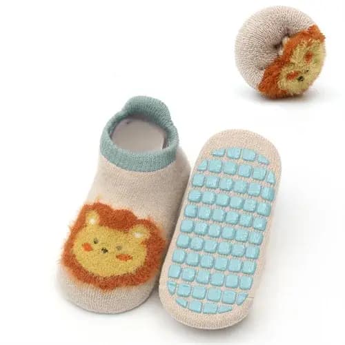 Chaussettes Antidérapantes en Coton pour Enfant