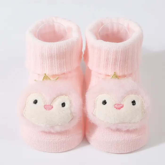 Chaussettes pour nouveau-nés de 0 à 6 mois, chaussettes en coton doux pour bébés filles et garçons,