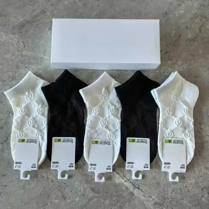 Chaussettes décontractées en coton peigné de haute qualité pour hommes et femmes LemonMen, à manches courtes, pour toutes les saisons, sportives et élégantes