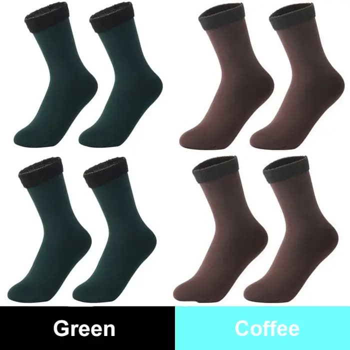 Chaussettes de neige thermiques épaisses pour hommes et femmes