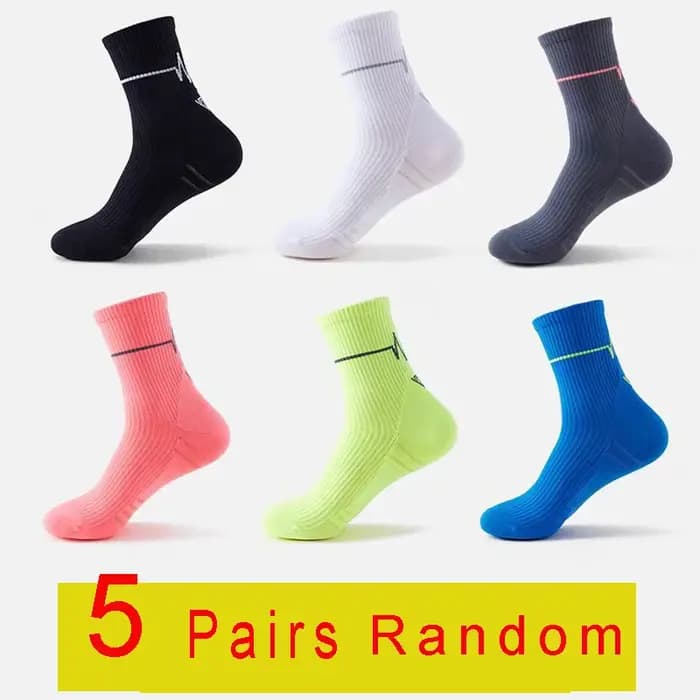 1/3/10 paires chaussettes de course professionnelles hommes femmes Marathon whiteline