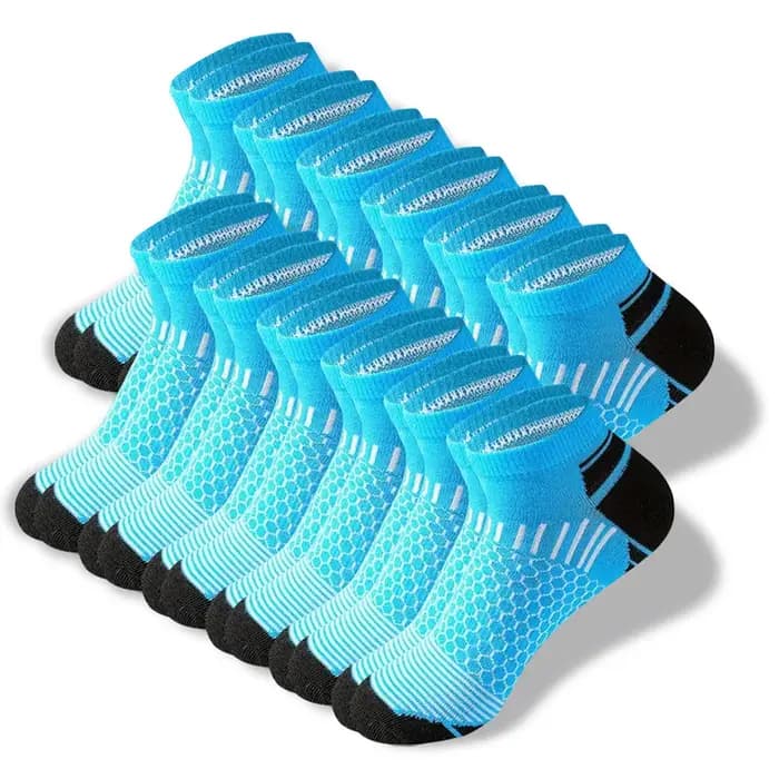 6/12 paires de chaussettes basses colorées pour hommes