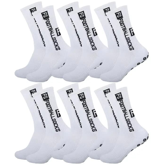 6 paires de chaussettes antidérapantes pour hommes et femmes