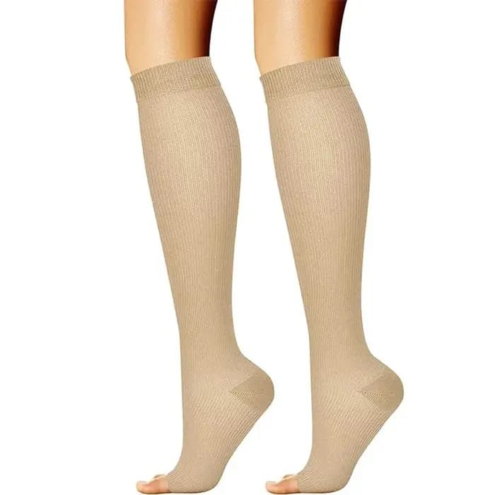 Bas de Compression médicaux pour femmes, 20 30mmgh, bas varices, diabète, œdème, soins infirmiers, enceintes, stock de circulation, genou, footbal