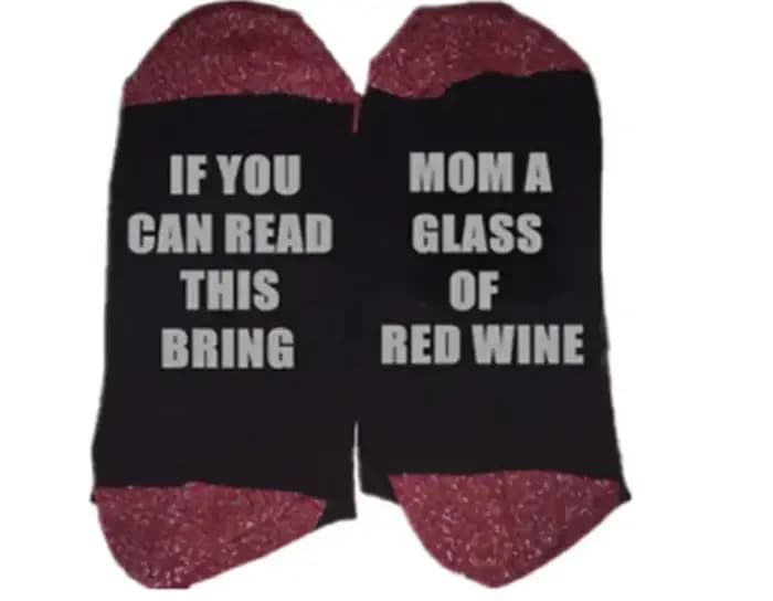 Chaussettes personnalisées pour hommes et femmes, vin drôle, si vous pouvez lire ces chaussettes de printemps, Meias feminino, mignonnes, Hip Hop, nouvel arrivage 2023