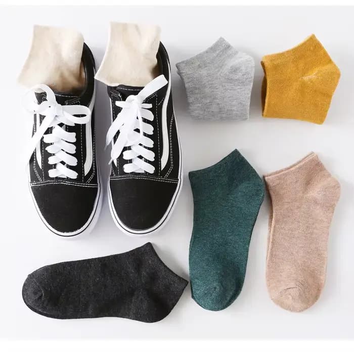 5 paires de chaussettes basses pour hommes et femmes