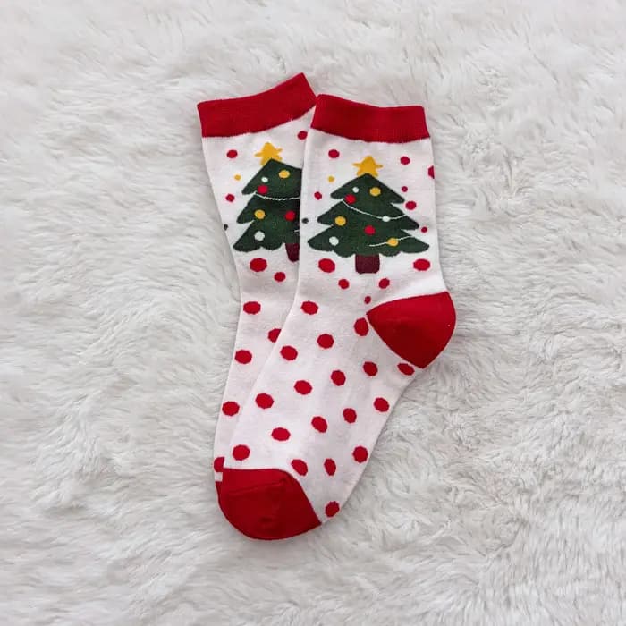 Chaussettes de Noël créatives, chaussettes de dessin animé bonhomme de neige automne-hiver, chausset