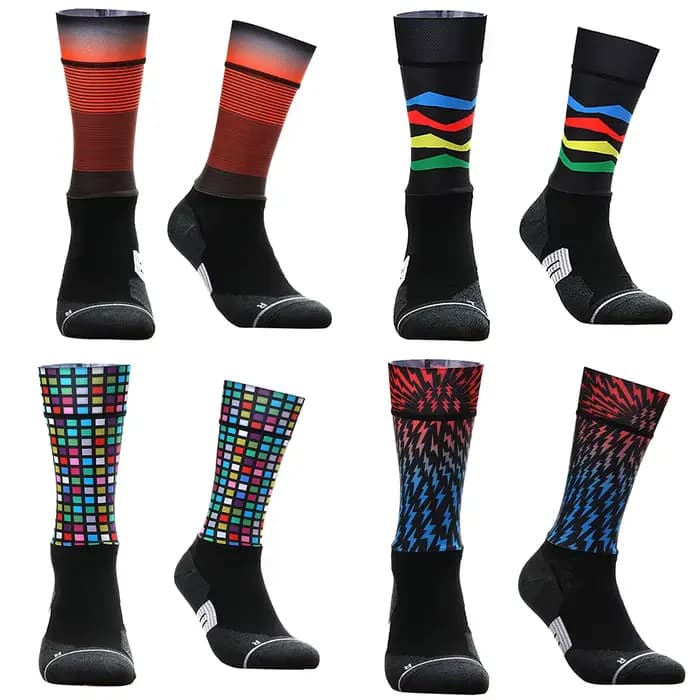 Chaussettes de sport hip-hop pour hommes et femmes