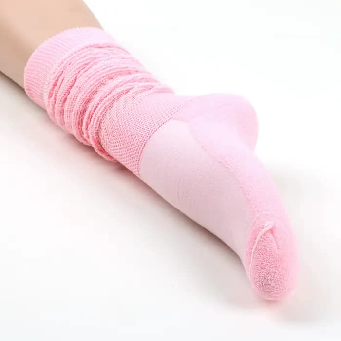 Chaussettes souples à hauteur de genou pour femmes, tricotées, chaudes, amincissantes, décontractées, à bulles, pour l'école, Style Jk, chaussettes de voyage pour dames, hiver automne