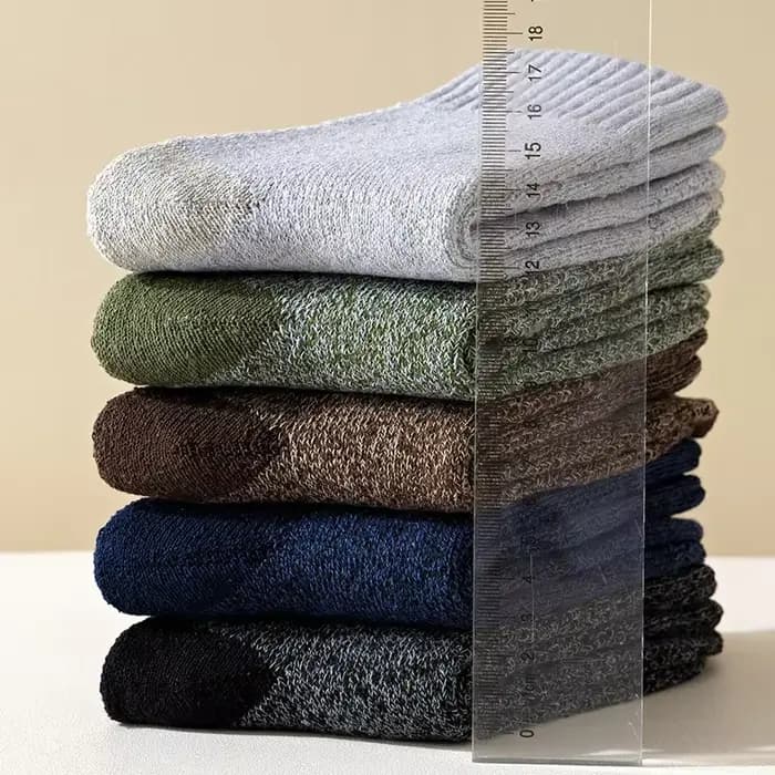5/10 paires de chaussettes en laine mérinos pour hommes et femmes