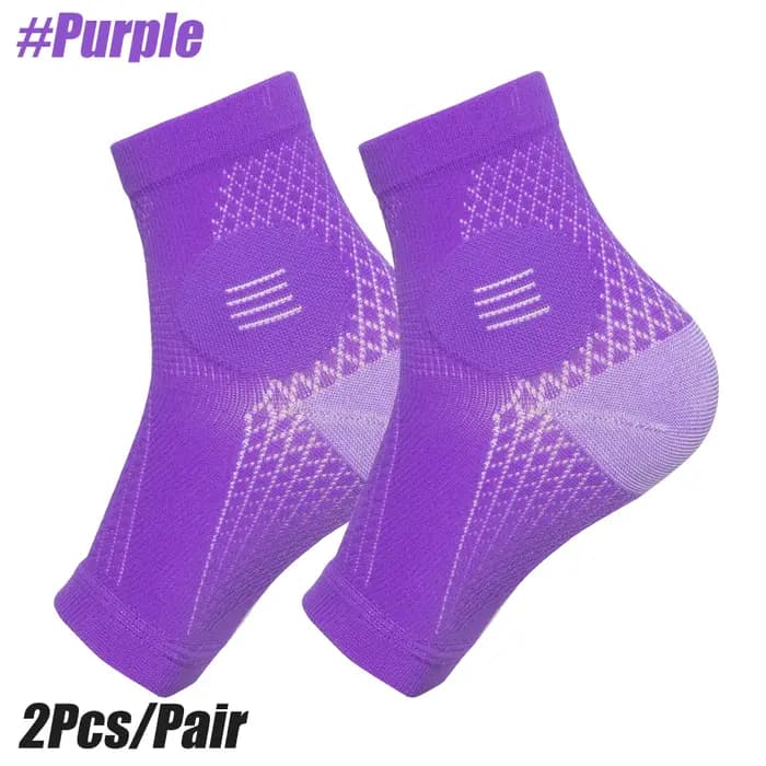 1 paire de chaussettes de neuropathie-thérapie de neurite périphérique Compression diabétique bout ouvert manchons de