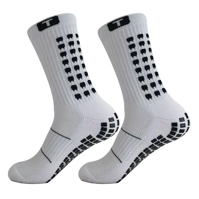 5 paires de chaussettes de football antidérapantes et absorbant les chocs, respirantes, évacuant l'h