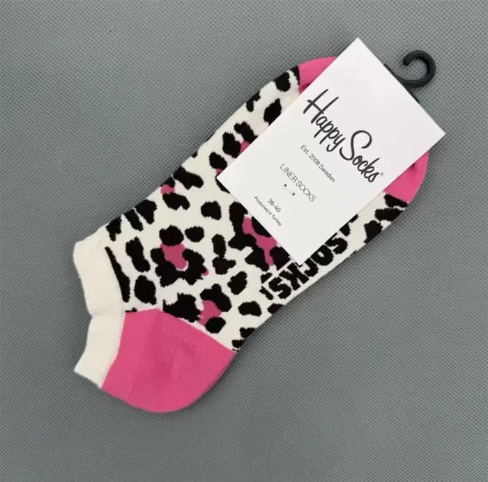 Happy chaussettes femmes pied nu été pur coton bateau chaussettes Fitness bouche peu profonde chaussettes taille 36-40