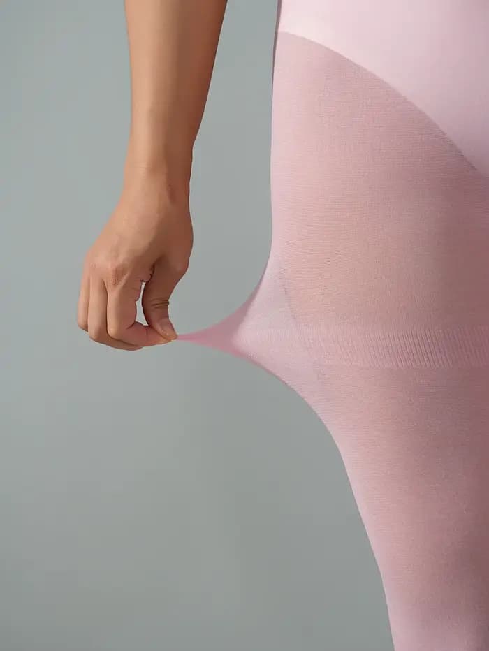 1 paire de collants transparents roses pour femmes, haut opaques, sexy, à la mode, pour soirée