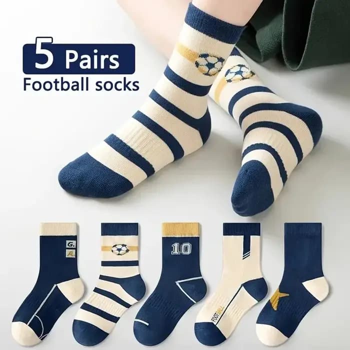 5 paires de chaussettes pour enfants garçons