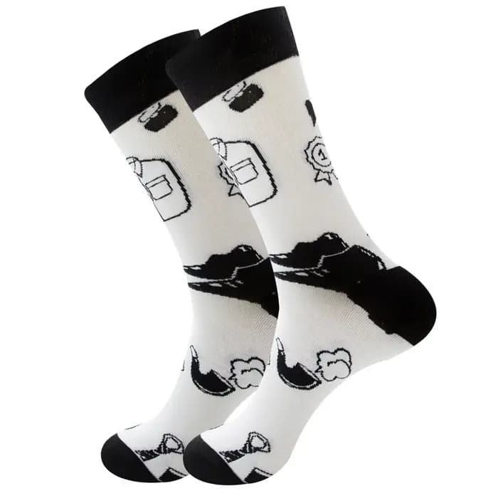 Chaussettes en coton drôles pour hommes et femmes